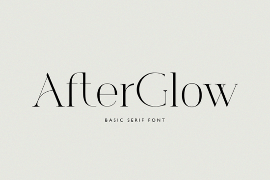 Afterglow Font
